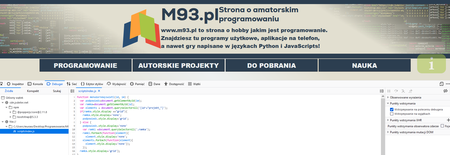 Edycja strony internetowej